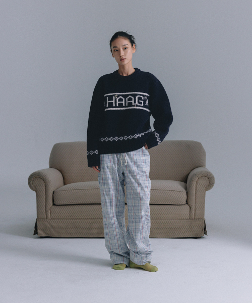 haag(ヘイグ)の「a winter haag sweater (navy)(ニット/セーター・レディース・その他・FREE)」の9枚目の写真