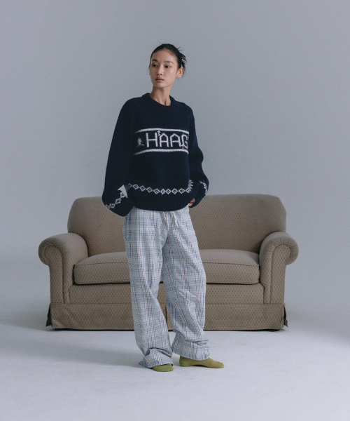 haag(ヘイグ)の「a winter haag sweater (navy)(ニット/セーター・レディース・その他・FREE)」の10枚目の写真
