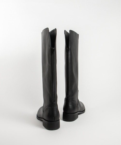 REMME(レメ)の「【REMME】バックジップ ロングブーツ(ブーツ・レディース・ブラック・36/37/38)」の5枚目の写真