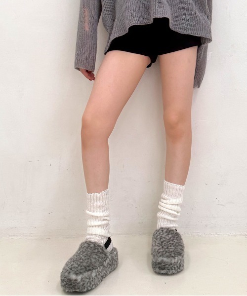 DEMETER（デメテル）の「厚底 プラットフォーム バックストラップ ファーサンダル（サンダル・レディース・ブラック/ベージュ/ブラウン・LL/M/L/S）」の10枚目の写真