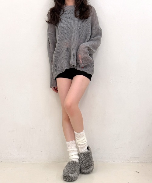 DEMETER（デメテル）の「厚底 プラットフォーム バックストラップ ファーサンダル（サンダル・レディース・ブラック/ベージュ/ブラウン・LL/M/L/S）」の14枚目の写真