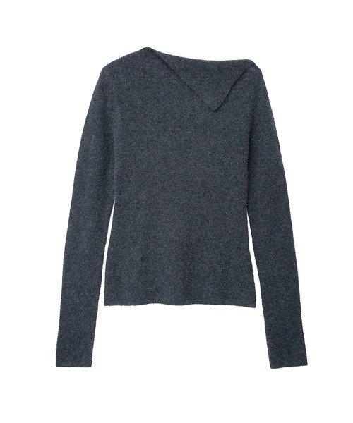 IRIS47（イリスフォーセブン）の「【IRIS 47】apex cashmere tops/エイペクス カシミヤ トップス dress38（ニット/セーター・レディース・ダークグレー/ブルー/ブラック・FREE）」の7枚目の写真