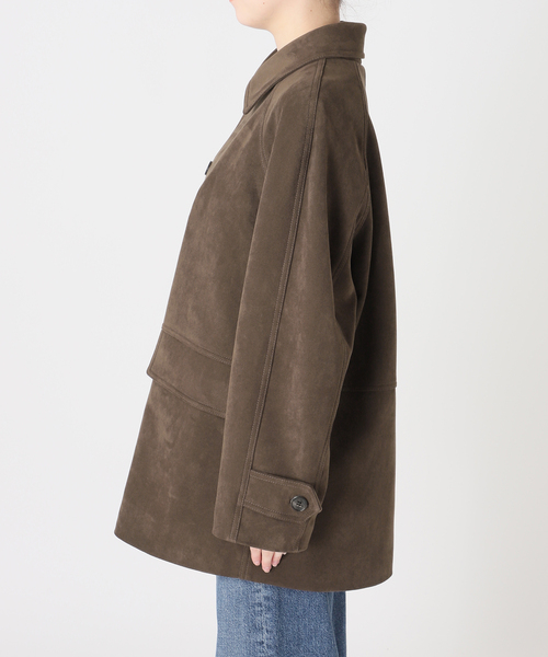 DUNST(ダンスト)の「DUNST/ダンスト UNISEX LILY ALTER-SUEDE HALFJACKET ジャケット(その他アウター・レディース・カーキ・X-SMALL)」の10枚目の写真