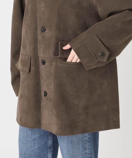 DUNST(ダンスト)の「DUNST/ダンスト UNISEX LILY ALTER-SUEDE HALFJACKET ジャケット(その他アウター・レディース・カーキ・X-SMALL)」の14枚目の写真