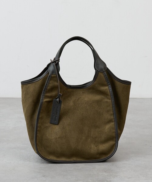 collex（コレックス）の「ｍarco masi  ECO SUEDE TOTE M（トートバッグ・レディース・カーキ/ブラウン・M）」の4枚目の写真