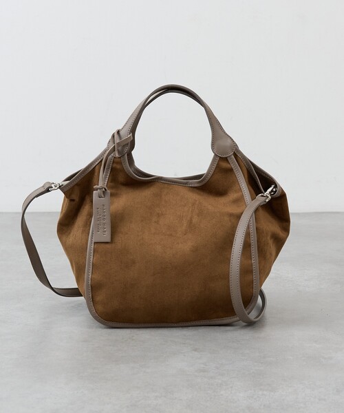 collex（コレックス）の「ｍarco masi  ECO SUEDE TOTE M（トートバッグ・レディース・カーキ/ブラウン・M）」の7枚目の写真