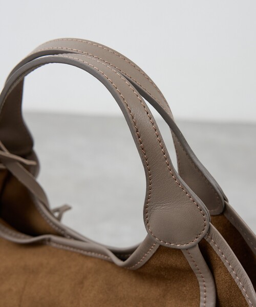 collex（コレックス）の「ｍarco masi  ECO SUEDE TOTE M（トートバッグ・レディース・カーキ/ブラウン・M）」の12枚目の写真