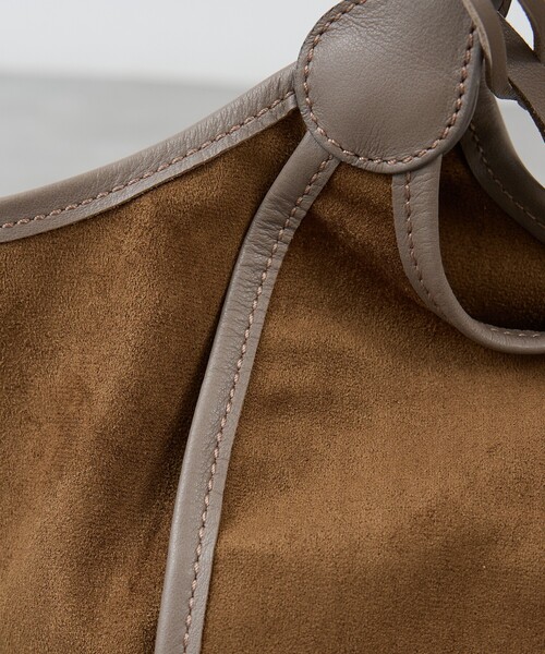 collex（コレックス）の「ｍarco masi  ECO SUEDE TOTE M（トートバッグ・レディース・カーキ/ブラウン・M）」の19枚目の写真