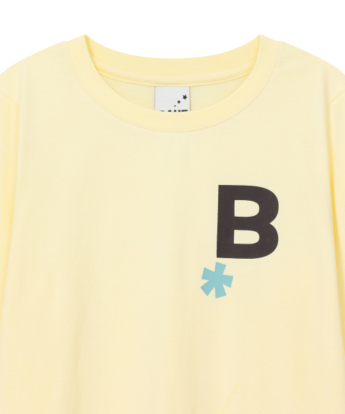 BAUF（バウフ）の「Bロゴ スリムフィット ロングスリーブ [イエロー]（Tシャツ/カットソー・レディース・その他・FREE）」の4枚目の写真