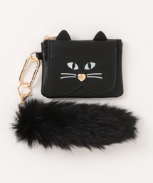 cache cache（カシュ カシュ）の「カシュカシュ cachecache / しっぽチャーム付ねこモチーフミニウォレット（財布）」