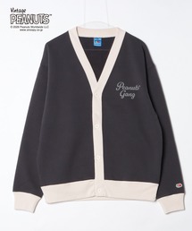 【FRUIT OF THE LOOM/フルーツオブザルーム】PEANUTSコラボ 裏起毛裏毛カーディガン1