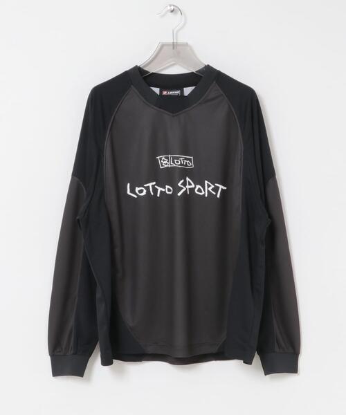 LOTTO(ロット)の「LOTTO itteki LOGO LONG-SLEEVE GAME SHIRTS(Tシャツ/カットソー・メンズ・ブラック/ネイビー・MEDIUM/XX-LARGE/X-LARGE/LARGE)」の3枚目の写真