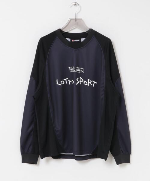 LOTTO(ロット)の「LOTTO itteki LOGO LONG-SLEEVE GAME SHIRTS(Tシャツ/カットソー・メンズ・ブラック/ネイビー・MEDIUM/XX-LARGE/X-LARGE/LARGE)」の8枚目の写真