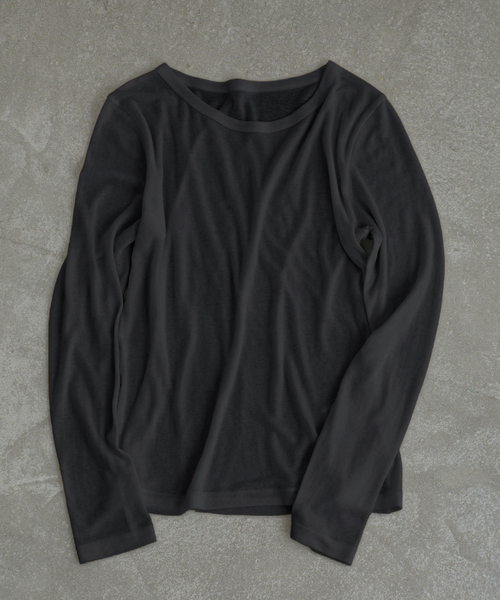IENA(イエナ)の「《追加》コットンシアープルオーバー(Tシャツ/カットソー・レディース・ブラック/ホワイト/グレー/レッド系その他/ピンク・FREE)」の1枚目の写真