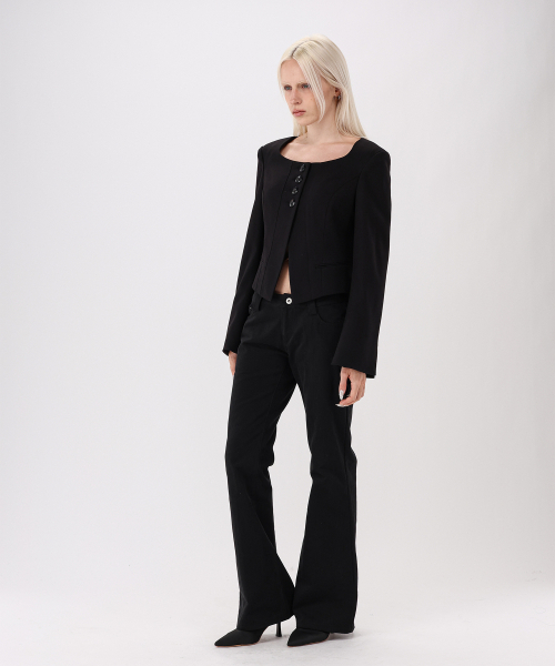 NOCTAVE(ノクターヴ)の「ベーシックローライズパンツ(その他パンツ・レディース・その他・SMALL/MEDIUM)」の4枚目の写真
