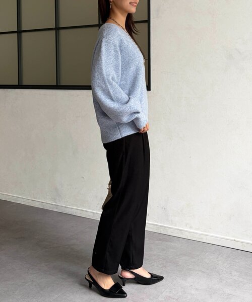 Chez toi（シェトワ）の「テーパードパンツ（その他パンツ・レディース・ベージュ/ブラック/チャコールグレー・FREE）」の9枚目の写真