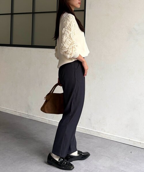 Chez toi（シェトワ）の「テーパードパンツ（その他パンツ・レディース・ベージュ/ブラック/チャコールグレー・FREE）」の16枚目の写真
