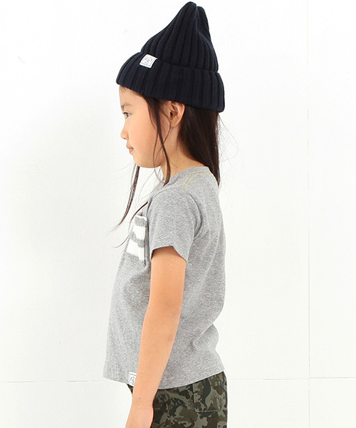 B:MING by BEAMS（ビーミングバイビームス）の「ビーミング by ビームス / パイルボーダー ポケットT（Tシャツ/カットソー・キッズ・ネイビー/ホワイト/ライトグレー・90/130/110/120/100/150/140/80）」の13枚目の写真