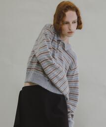 LAATO（ラート）の「polo knit cardigan（ニット/セーター）」
