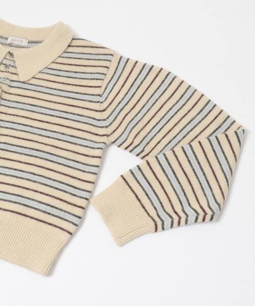 LAATO(ラート)の「polo knit cardigan(ニット/セーター・レディース・オフホワイト/ライトグレー・FREE)」の19枚目の写真