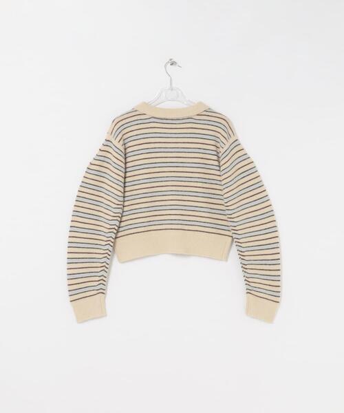 LAATO(ラート)の「polo knit cardigan(ニット/セーター・レディース・オフホワイト/ライトグレー・FREE)」の20枚目の写真