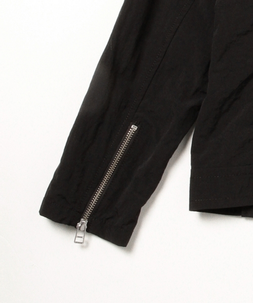 Ray BEAMS(レイビームス)の「Ray BEAMS / グログラン ライダース ブルゾン(ブルゾン・レディース・ブラック/ベージュ・0/1)」の8枚目の写真