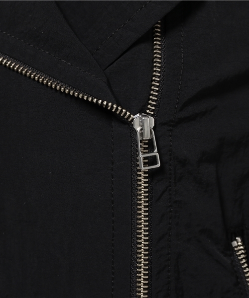 Ray BEAMS(レイビームス)の「Ray BEAMS / グログラン ライダース ブルゾン(ブルゾン・レディース・ブラック/ベージュ・0/1)」の11枚目の写真