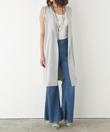 SLY | ノーカラーLONG GILET(ベスト)