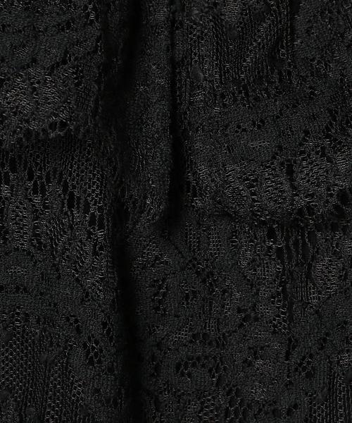 Another Edition(アナザーエディション)の「レースフリルブラウス/AEMFC C/Ny レースフリル BL◆(シャツ/ブラウス・レディース・ブラック/ホワイト・FREE)」の10枚目の写真