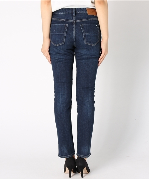 Moname（モナーム）の「Moname   ボーイズスリム デニムパンツ   CHARLOTTE(シャルロット)/41163003（デニムパンツ・レディース・ブルー・23inch/24inch/25inch/26inch/22inch/27inch）」の9枚目の写真