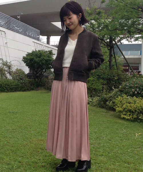 archives(アルシーヴ)の「フェイクスエード中綿ブルゾン(ブルゾン・レディース・キャメル/カーキ/チャコールグレー・MEDIUM)」の7枚目の写真