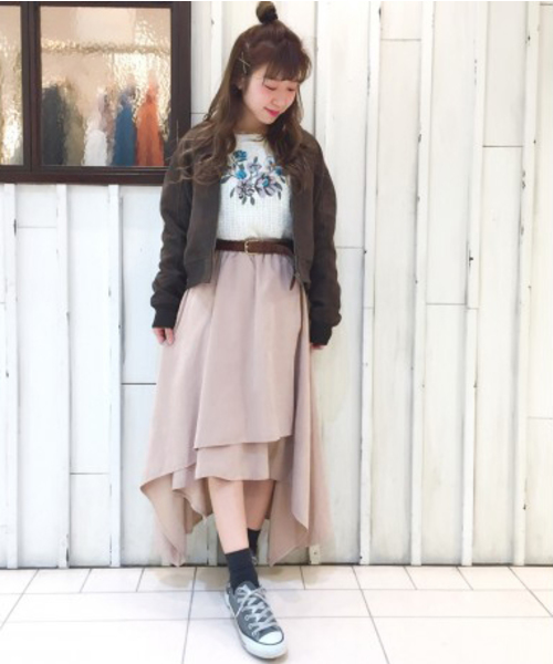 archives(アルシーヴ)の「フェイクスエード中綿ブルゾン(ブルゾン・レディース・キャメル/カーキ/チャコールグレー・MEDIUM)」の5枚目の写真