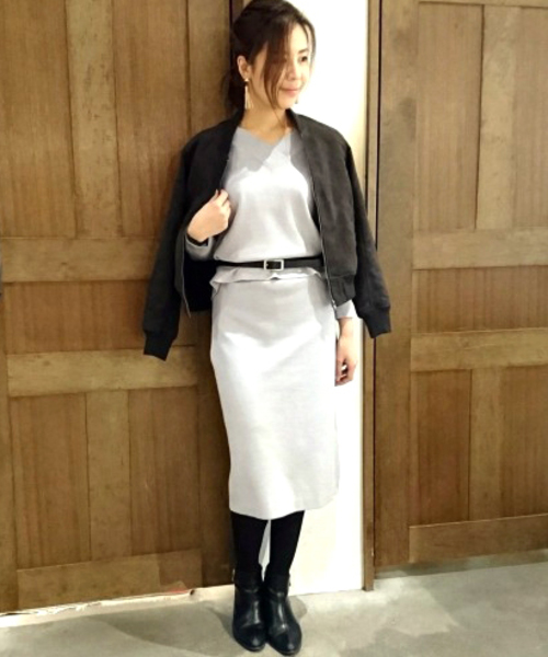 archives(アルシーヴ)の「フェイクスエード中綿ブルゾン(ブルゾン・レディース・キャメル/カーキ/チャコールグレー・MEDIUM)」の6枚目の写真