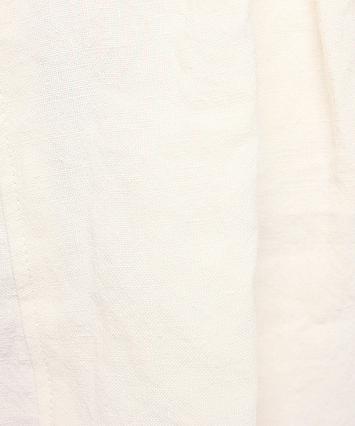 BEAMS BOY（ビームスボーイ）の「BEAMS BOY / ベルギーリネン グルカ ロングスカート（スカート・レディース・ホワイト/カーキ/ネイビー・ONE SIZE）」の10枚目の写真