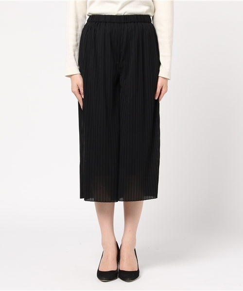 Droite lautreamont(ドロワットロートレアモン)の「プリーツスカウチョ(その他パンツ・レディース・ベージュ/ブラック/ピンク・S(1)/M(2))」の4枚目の写真