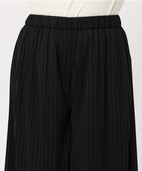 Droite lautreamont(ドロワットロートレアモン)の「プリーツスカウチョ(その他パンツ・レディース・ベージュ/ブラック/ピンク・S(1)/M(2))」の7枚目の写真