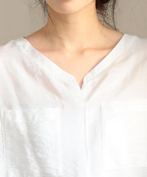 coen（コーエン）の「ヴィンテージサテンブラウス（シャツ/ブラウス・レディース・ホワイト/オリーブ/ピンク・FREE）」の17枚目の写真