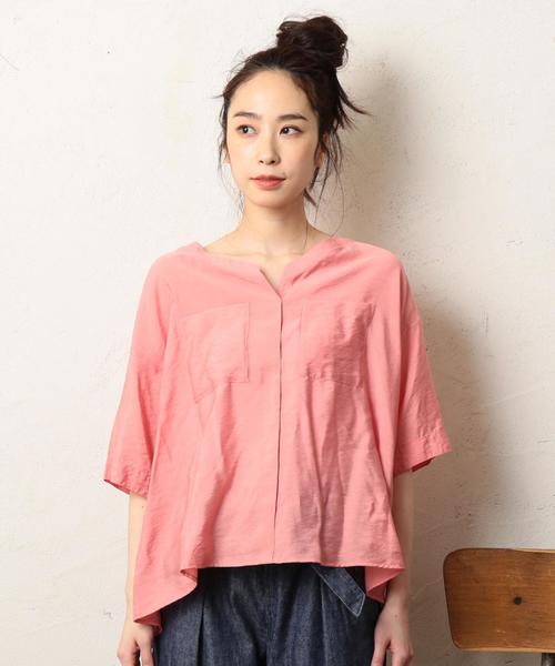 coen（コーエン）の「ヴィンテージサテンブラウス（シャツ/ブラウス・レディース・ホワイト/オリーブ/ピンク・FREE）」の16枚目の写真