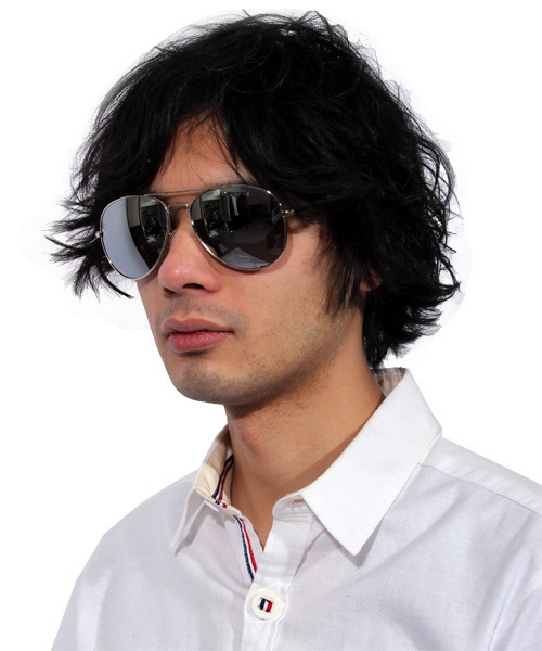 セール】ティアドロップ サングラス ビッグフレーム UVカット入り