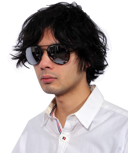 セール】ティアドロップ サングラス ビッグフレーム UVカット入り