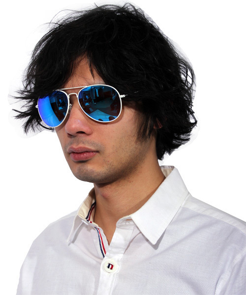 8(eight)（エイト）の「ティアドロップ サングラス ビッグフレーム UV