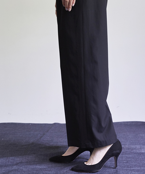 STUDIOUS（ステュディオス）の「STUDIOUS ツイルラップワイドパンツ（その他パンツ・レディース・ネイビー/ライトグレー/バーガンディー・0/1）」の17枚目の写真