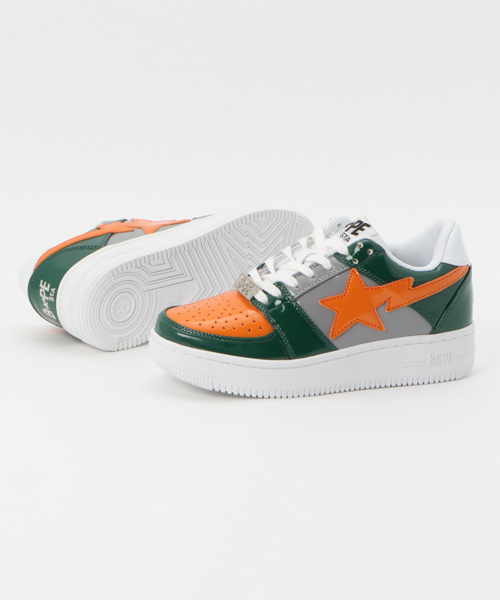 A BATHING APE(アベイシングエイプ)の「BAPE STA LOW L(スニーカー・レディース・オリーブ/ブラウン/レッド・60/55/50/65)」の4枚目の写真