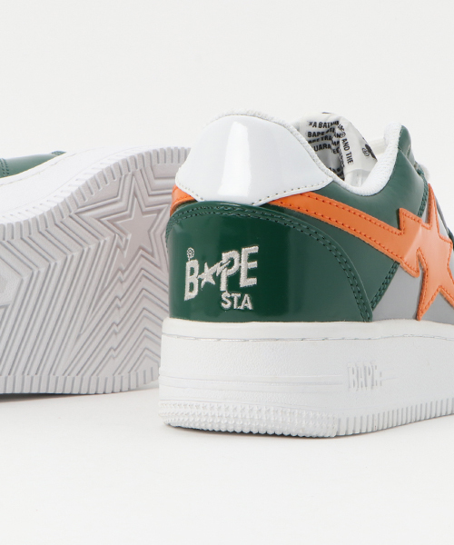 A BATHING APE(アベイシングエイプ)の「BAPE STA LOW L(スニーカー・レディース・オリーブ/ブラウン/レッド・60/55/50/65)」の7枚目の写真