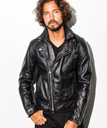 AKM Contemporary(エイケイエムコンテンポラリー)ラムレザーダブルライダースジャケット