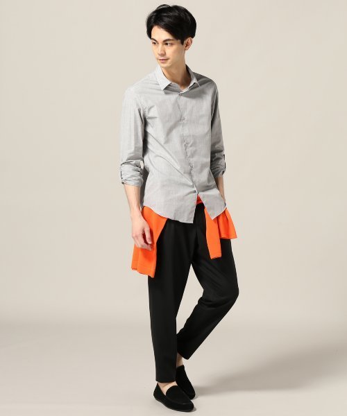 WRAPINKNOT（ラッピンノット）の「◇WKED 2ウェイストレッチプリーツパンツ（その他パンツ・メンズ・チャコールグレー/ブラック/マルチ/その他1・SMALL/MEDIUM/LARGE）」の5枚目の写真