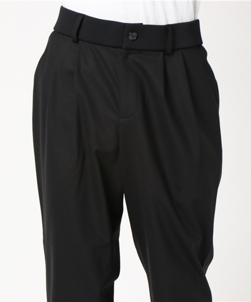 WRAPINKNOT（ラッピンノット）の「◇WKED 2ウェイストレッチプリーツパンツ（その他パンツ・メンズ・チャコールグレー/ブラック/マルチ/その他1・SMALL/MEDIUM/LARGE）」の12枚目の写真