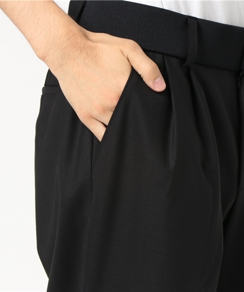 WRAPINKNOT（ラッピンノット）の「◇WKED 2ウェイストレッチプリーツパンツ（その他パンツ・メンズ・チャコールグレー/ブラック/マルチ/その他1・SMALL/MEDIUM/LARGE）」の14枚目の写真