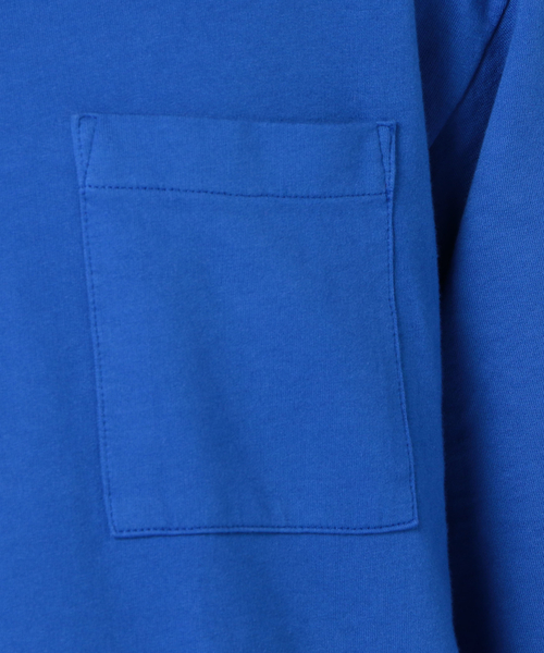 SHIPS BLUESTORE(シップスブルーストア)の「SHIPS BLUE STORE: アメリカ製 リラックスフィット ロングスリーブスウェットTEE(Tシャツ/カットソー・メンズ・オレンジ/イエロー/ブルー/ブラック/ブラウン・SMALL/LARGE/MEDIUM/X-LARGE)」の18枚目の写真