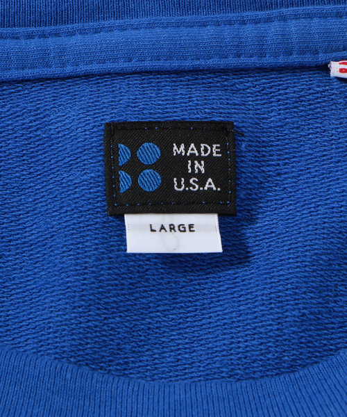SHIPS BLUESTORE(シップスブルーストア)の「SHIPS BLUE STORE: アメリカ製 リラックスフィット ロングスリーブスウェットTEE(Tシャツ/カットソー・メンズ・オレンジ/イエロー/ブルー/ブラック/ブラウン・SMALL/LARGE/MEDIUM/X-LARGE)」の19枚目の写真